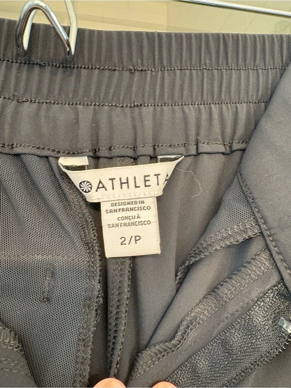 Athleta Pinnacle High Rise Trouser - Charcoal Gray - Picture 5 of 9